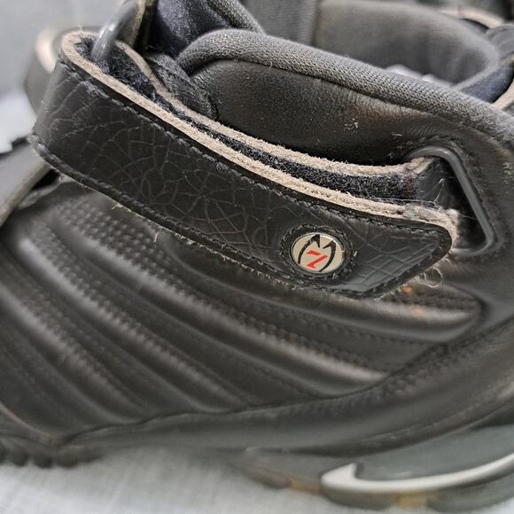 %Nike Air Zoom Vick 3 Football Shoes  Black Leather Size 11.5 / A 32 main image 5